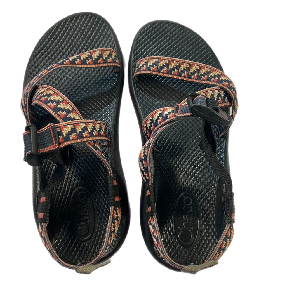 Chaco Ecotread Aztec Tribal Print Sandal WaterShoes Hiking Youth Size 5